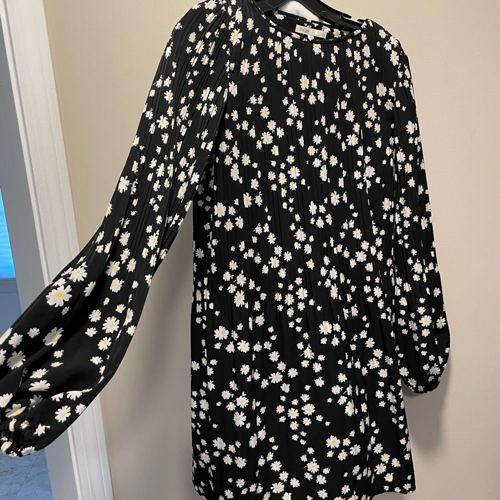 Maje daisy long sleeve dress